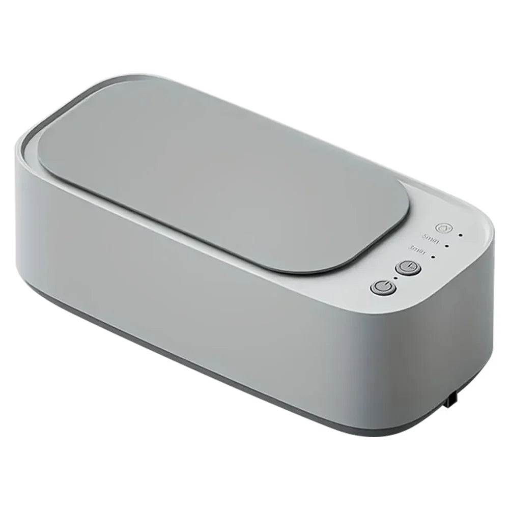 S700 Glasses Ultrasonic Cleaning Machine Vibration Cleaner Jewelry Washing Tool - White - 1