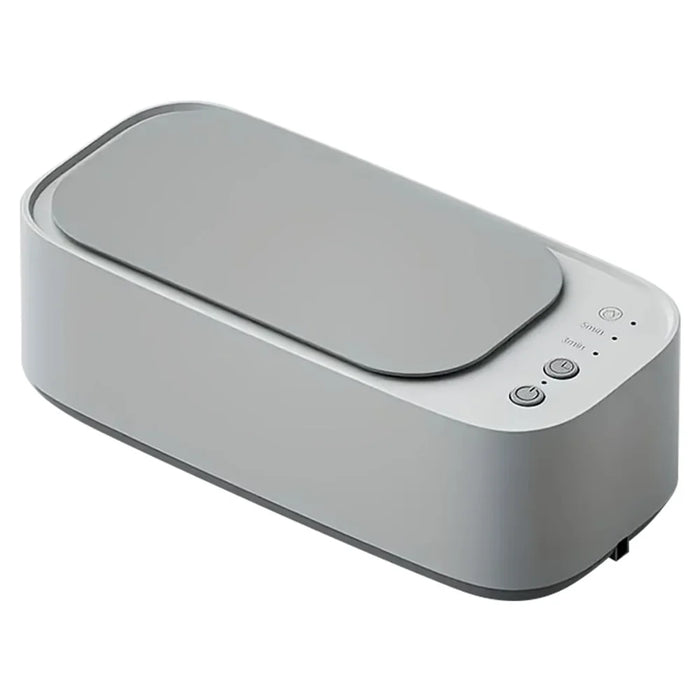 S700 Glasses Ultrasonic Cleaning Machine Vibration Cleaner Jewelry Washing Tool - White - 1