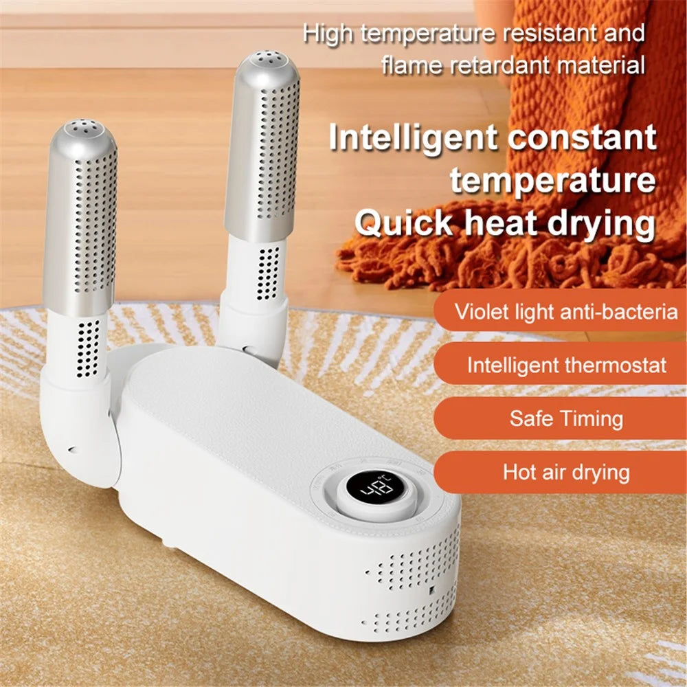 ML-X1 Intelligent Shoe Dryer Adjustable Rack Gloves Drying Machine with LED Display - 2