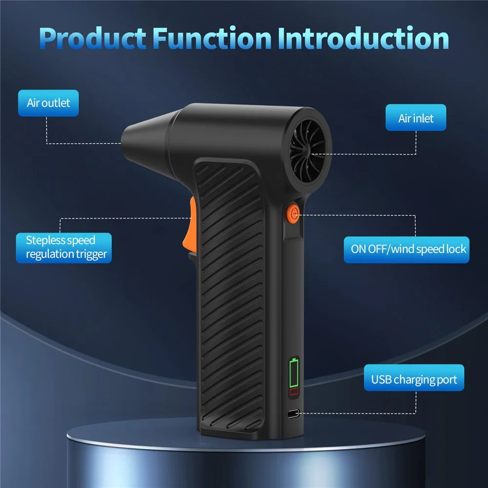 CFG-1 Violent Hair Dryer Handheld High-Speed Motor Wind Blower Dust Cleaner - 4