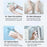 M0310 3-10mm Home Window Cleaning Tool Magnetic Double-Sided Glass Cleaning Brush - White+Grey - 5