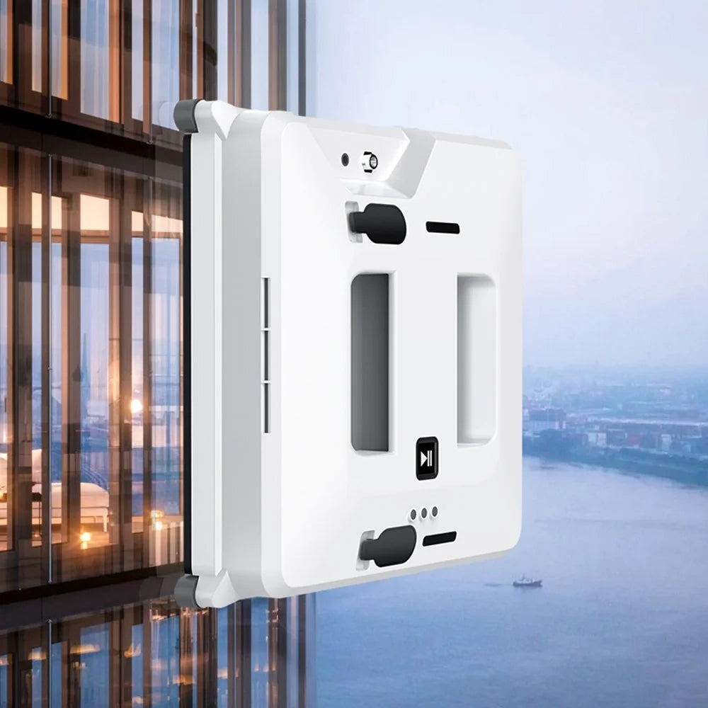 T48 Dual Water Tank Window Cleaning Robot Remote Control Automatic Home Glass Window Cleaner, EU Plug - 3