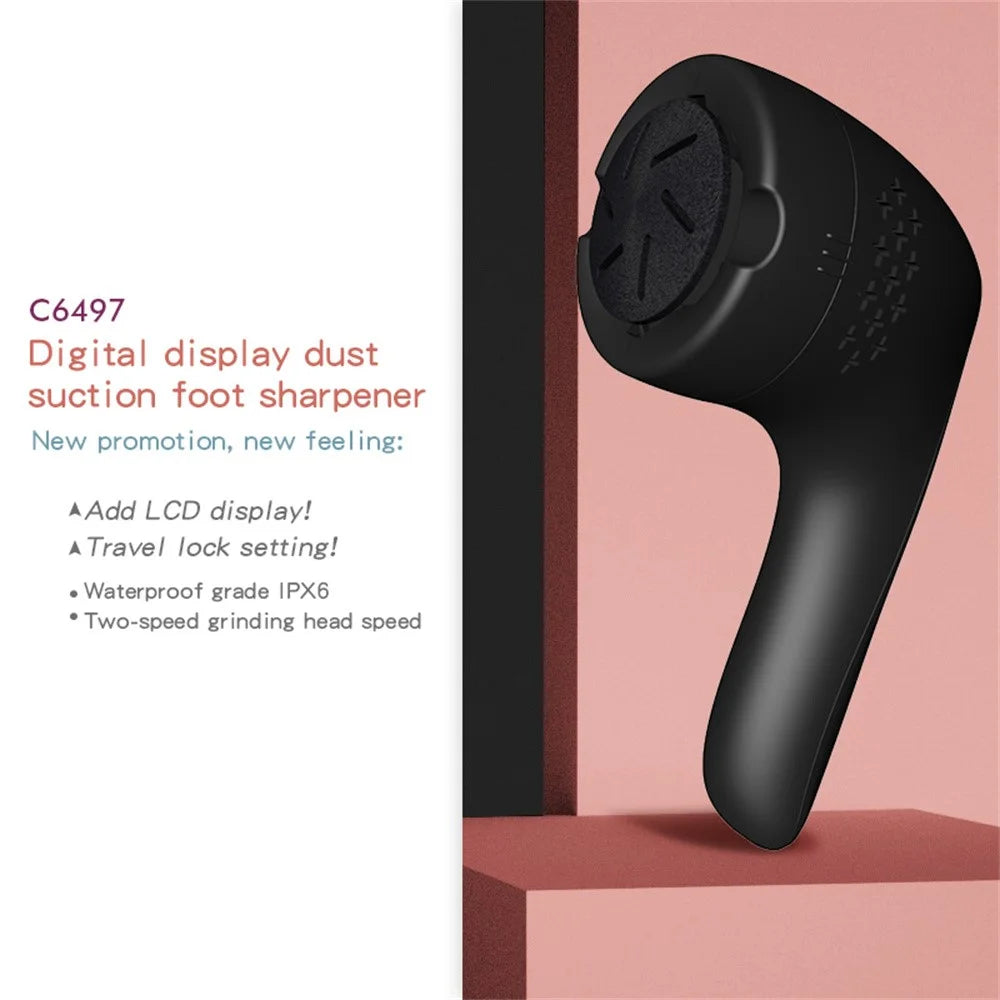 Electric Foot Callus Remover Digital Display Pedicure Device Exfoliating Foot Care Tool - 2