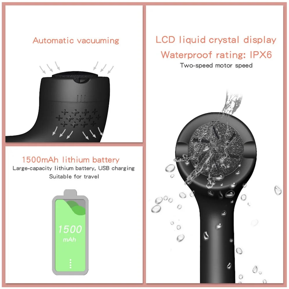 Electric Foot Callus Remover Digital Display Pedicure Device Exfoliating Foot Care Tool - 6