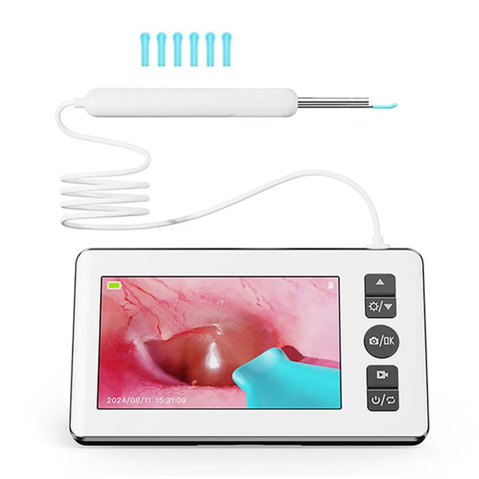 N18 HD Visual Ear Cleaning Endoscope Professional 4.3 Inch Screen Otoscope Ear Wax Removal Tool - 1