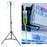 IV Drip Bag Stand Aluminum Alloy Foldable Base Adjustable Height IV Pole Stand with 4 Hooks - 2