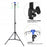 IV Drip Bag Stand Aluminum Alloy Foldable Base Adjustable Height IV Pole Stand with 4 Hooks - 3