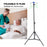 IV Drip Bag Stand Aluminum Alloy Foldable Base Adjustable Height IV Pole Stand with 4 Hooks - 5