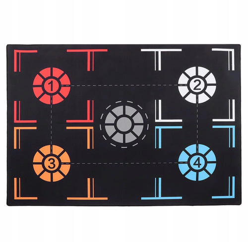 Basketball Training Mat Dribbling Ball Control Basketball Footstep Mat for Children Under 150cm - 1