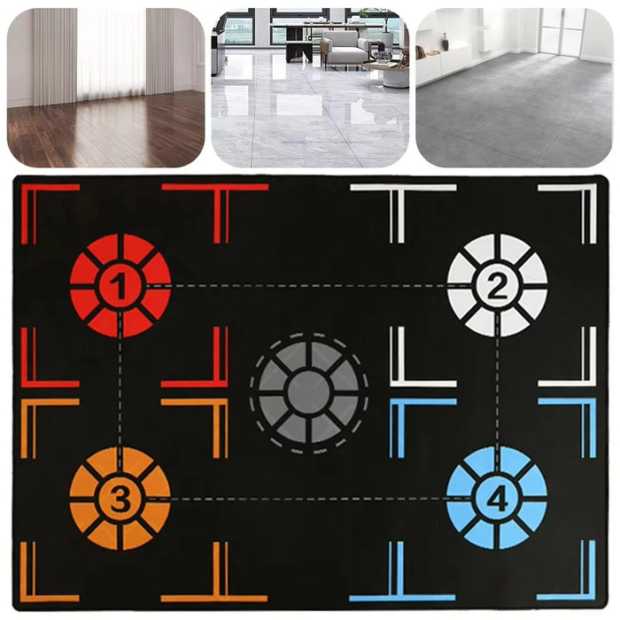 Basketball Training Mat Dribbling Ball Control Basketball Footstep Mat for Children Under 150cm - 4