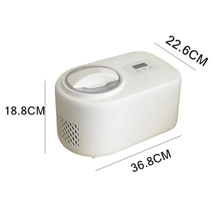 Homemade Ice Cream Maker 60 Min Quick Freeze 1L Capacity Automatic Gelato Machine (BPA Free, No FDA) - EU Plug - 6