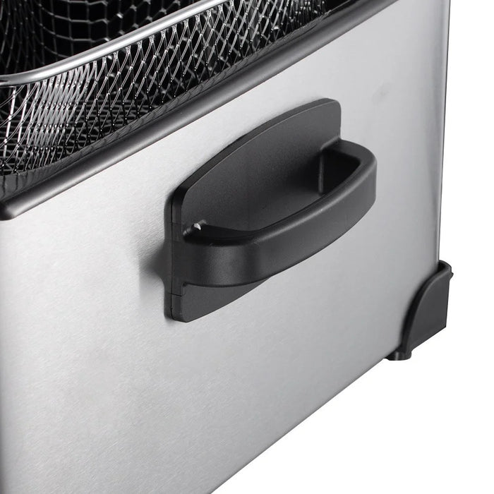 Electric Deep Fryer Home Commercial Use Fried Dough Sticks French Fries Chicken Wings Fryer (BPA Free, No FDA) - EU Plug - 5