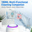 Ultrasonic Retainer Cleaner Machine 43khz Cleaning Pod with 2 Cleaning Modes Digital Timer for Mouth Guard, Jewelry, EU Plug - White - 7