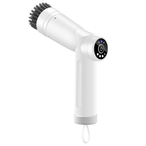 K-117 3 Speeds Adjustable Electric Cleaning Brush IPX7 Waterproof Multi-Function Cordless Scrubber - White - 1