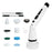 K-106 Electric Cleaning Brush with 8 Brush Heads Multi-Function Telescopic Cordless Scrubber - White - 1