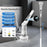 K-109 Electric Cleaning Brush with 8 Heads 3 Speeds Adjustable Multi-Function Scrubber for Kitchen Bathroom - Gray - 2