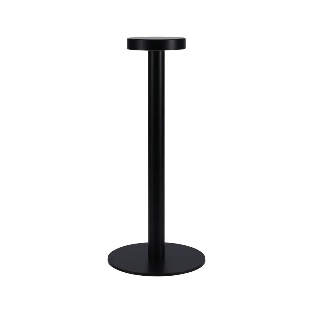8006 Rechargeable LED Table Lamp 3000K Warm Light Dimming Night Light for Restaurant Bar Bedroom - Black - 1