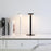 8006 Rechargeable LED Table Lamp 3000K Warm Light Dimming Night Light for Restaurant Bar Bedroom - Black - 5