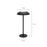 8069 Touch Dimmable LED Table Lamp 3 Color Temperature Rechargeable Ambient Light for Bedroom Bar - Black - 6