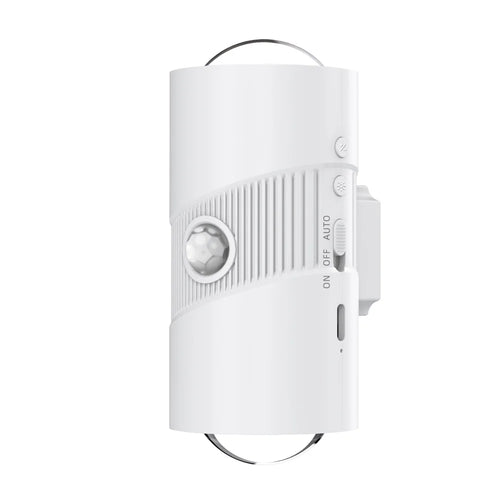 YSJ-008A 1Pc RGB Night Light Smart Motion Sensor 4-level Brightness Magnetic Wall Light for Hallway - White - 1