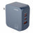 LDNIO Q7 65W GaN Charger 4-Port Smart Distribution Laptop iPhone Android Fast Charging Station - Blue / US Plug - 1