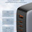 LDNIO Q408 100W GaN Charger Portable Travel 4-Port 3 USB-C + 1 USB-A PD Fast Charging Station for Phone Laptop - Grey  /  EU Plug - 2