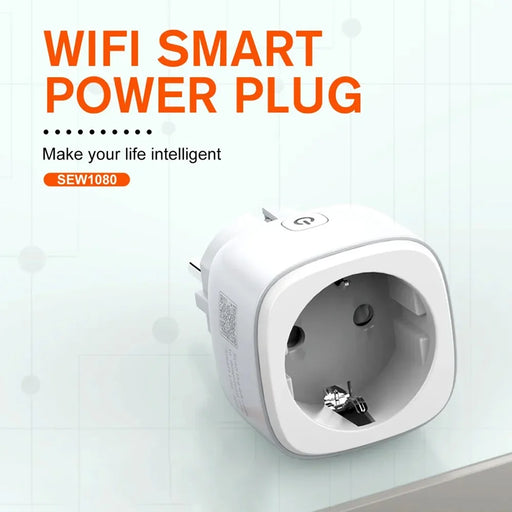 LDNIO SEW1080 Smart WiFi Power Plug Remote Control Scheduled Timer Meter Power Socket Wall Charger for Home Office - White  /  EU Plug - 2