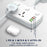 LDNIO SC2413 20W Power Strip 2500W 2 AC Outlets 4 USB Ports PD Fast Charging Extension Power Socket - White  /  EU Plug - 5