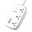 LDNIO SCW3451 Smart WiFi Power Strip 3 AC Outlets + 4 USB Ports 30W Fast Charging Remote Control Charger Power Socket - White - 1