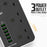 LDNIO SK3662 20W Fast Charging Power Strip 3 AC Outlets 6 USB Ports Power Socket with 2m Cable - Black  /  UK Plug - 7