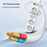 LDNIO SE1-C 20W PD Fast Charging Power Strip 4 EU Plug AC Outlets 4 USB Ports Extension Power Socket for Office Desktop - White  /  EU Plug - 4