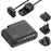 LDNIO A6140C 140W GaN Charger Digital Display  6 USB Ports Fast Charging Station with 3Pcs Replaceable Plugs for Laptop Phone - Black - 1