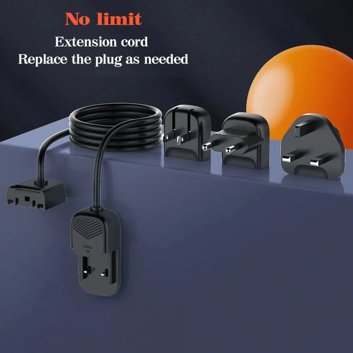 LDNIO A6140C 140W GaN Charger Digital Display  6 USB Ports Fast Charging Station with 3Pcs Replaceable Plugs for Laptop Phone - Black - 2