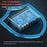 LDNIO A6140C 140W GaN Charger Digital Display  6 USB Ports Fast Charging Station with 3Pcs Replaceable Plugs for Laptop Phone - Black - 6
