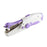 Portable Mini Sewing Machine for Curtain Fabric Repair Electric Handheld Sewing Machine - Purple+White - 1