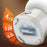 LDNIO Y4 RGB Night Light 3600mAh Rechargeable Bedside Lamp Mushroom Shape 7-Color Ambient Light for Bedroom - White - 3