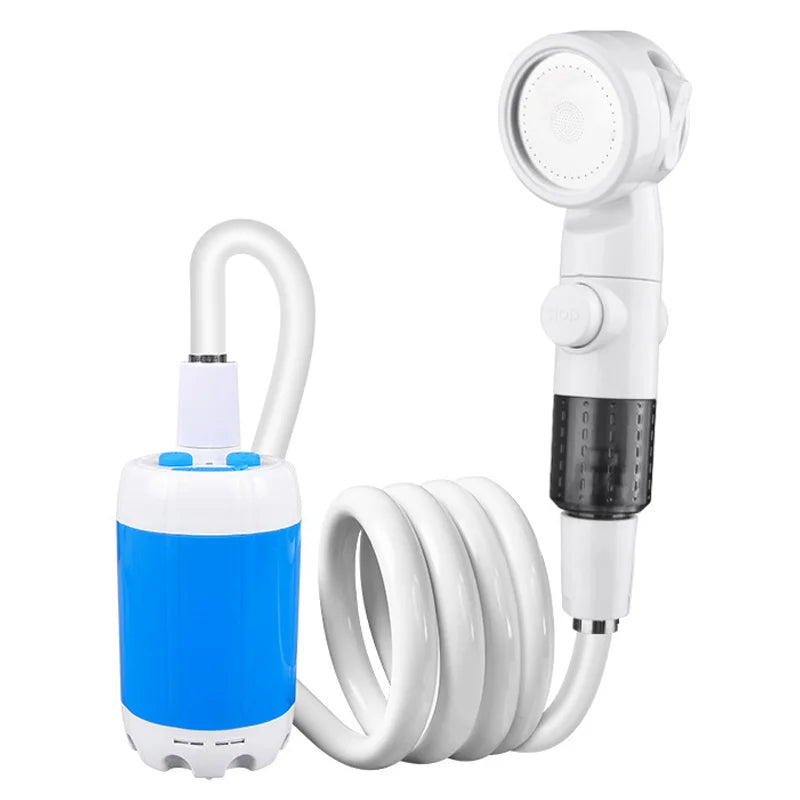 Portable Electric Shower IPX7 Waterproof with 3 Spray Modes for Outdoor Camping - 1