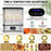RZ-166 8-Layer Food Dehydrator 400W 95-158 Degree Fahrenheit Digital Food Dryer Machine (BPA Free, No FDA) - Silver  /  EU Plug - 4