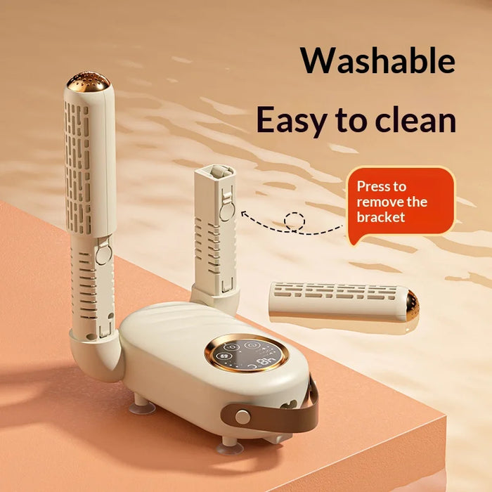 TX-HX01 Portable Shoe Dryer 48 Degrees Celsius Constant Temperature Activated Carbon Fast Drying Deodorizer - EU Plug/220V - 5