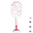 WP-09 Handheld Home Electric Fly Mosquito Swatter Racket Bug Racket Insects Killer Anti Mosquito Fly Trap - White - 1