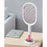 WP-09 Handheld Home Electric Fly Mosquito Swatter Racket Bug Racket Insects Killer Anti Mosquito Fly Trap - White - 2