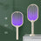 WP-07 2 in 1 Electric Mosquito Swatter Fly Bug Trap USB Rechargeable Mosquito Killer Lamp - Beige - 2