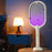 WP-07 2 in 1 Electric Mosquito Swatter Fly Bug Trap USB Rechargeable Mosquito Killer Lamp - Beige - 3