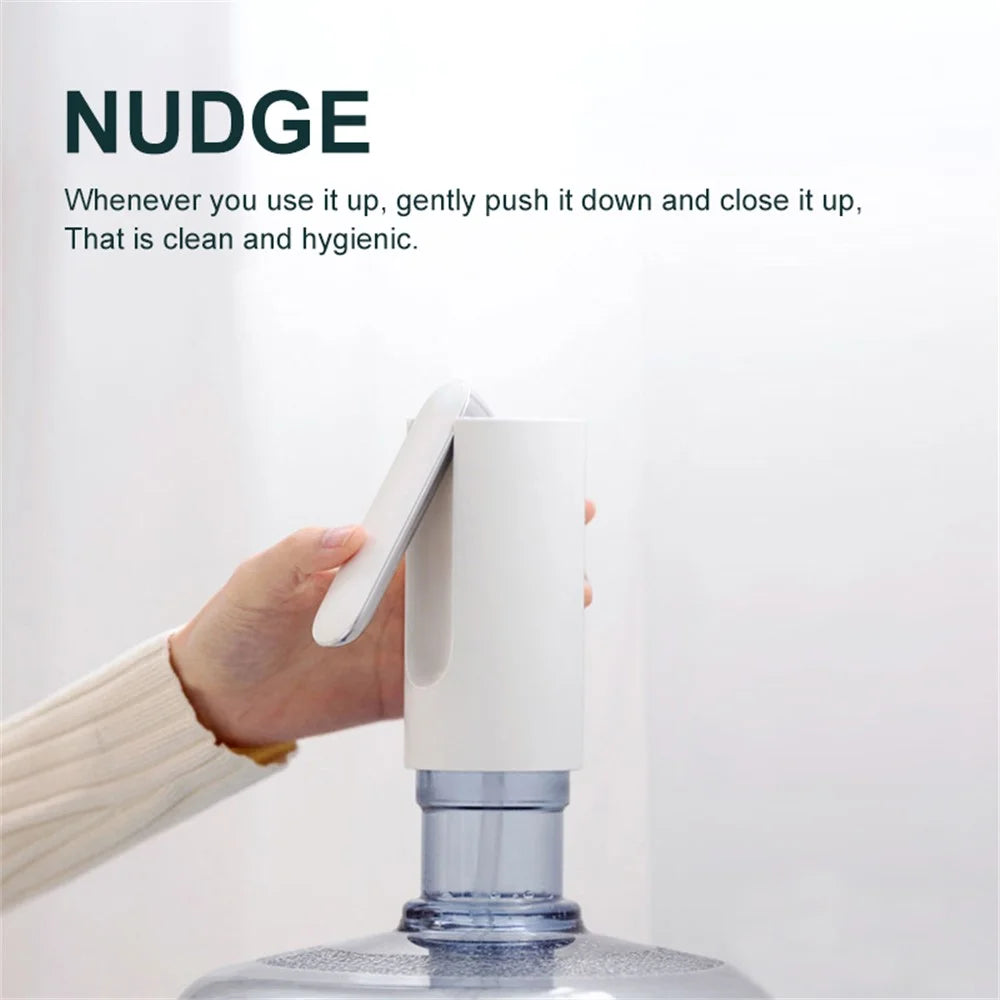 012 Household Electric Water Pump USB Charging Foldable Bottled Water Dispenser - 2