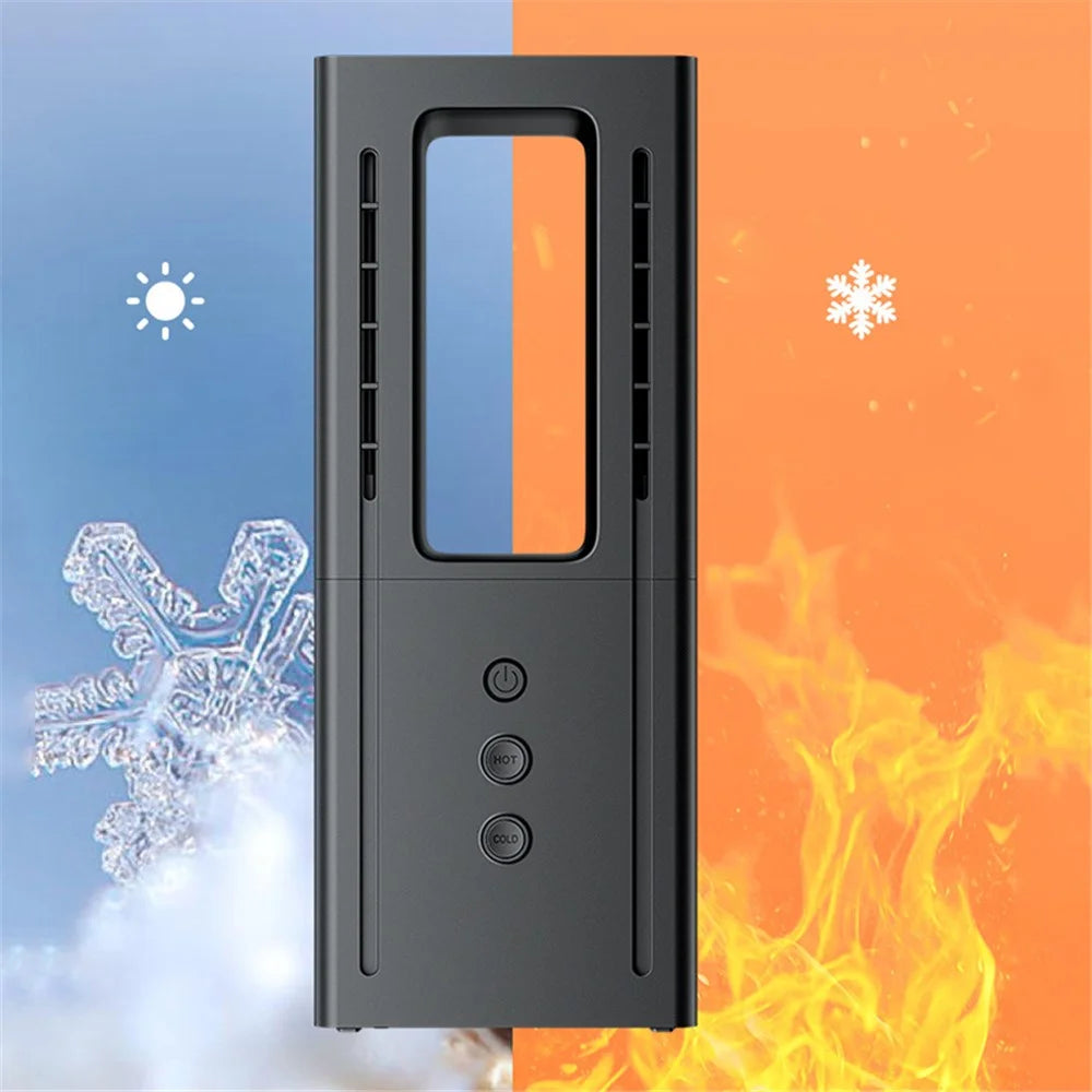 911 Quick Heating Home Electric Heater Desktop Cold/Warm Air Blower Fan - EU Plug - 3