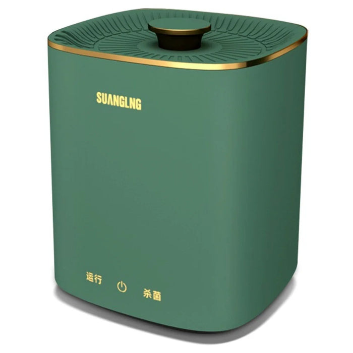 B18 Mini Portable Washing Machine Laundry Automatic Dormitory Underwear Washing Blu Light Sterilization Machine for Washing Socks Machine - Green - 2