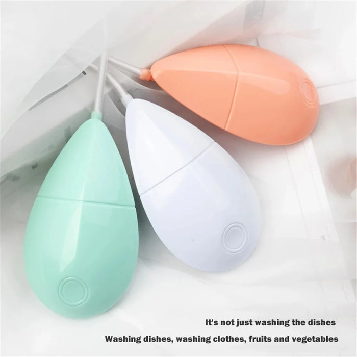 Portable Mini Dishwasher USB Ultrasonic Bubble Dishwasher Free Installation Countertop Cleaner Fruit Vegetable Washing Machine - Green - 5
