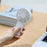 Y7 Mini USB Rechargeable Hand-held Desktop Fan Summer 3-Speed Cooling Fan with Telescopic Hook - White - 4