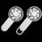Y7 Mini USB Rechargeable Hand-held Desktop Fan Summer 3-Speed Cooling Fan with Telescopic Hook - White - 6