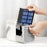 WT-F26 Portable 300ml Large Capacity Desktop Air Cooler Ventilator Fast Cooling Down Mist Maker Fan Combinations Top Filling Fan Humidifier for Home/Office/Bedroom, Built-in 2000mAh Battery - Blue - 3